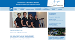 Desktop Screenshot of physiotherapie-toedtmann.de